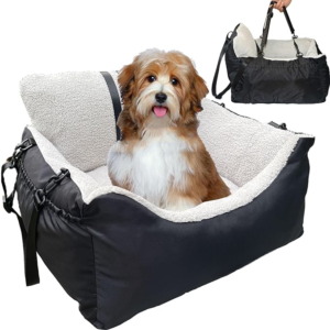 Dog Car Seat for Small Dog,Fully Detachable and Washable Ultra Soft Car Travel Bed