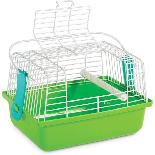 Travel Cage for Birds and Small Animals, Green - Image 2