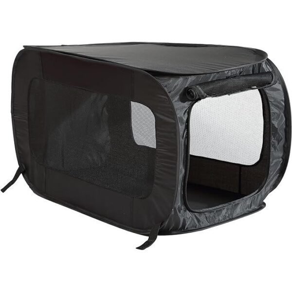 Portable, Collapsible, Pop Up Travel Pet and Dog Kennel, 24.0" L x 16.6" W x 16.0" H