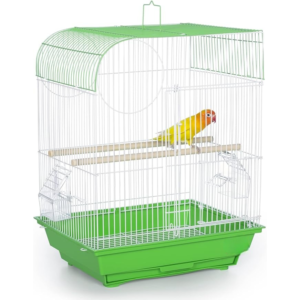 South Beach Flat Top Bird Cage, Lime Green