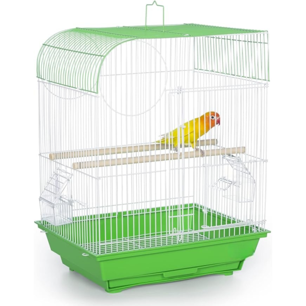South Beach Flat Top Bird Cage, Lime Green