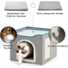 Cat Beds for Indoor Cats - Large Cat Cave for Pet Cat House - Image 3