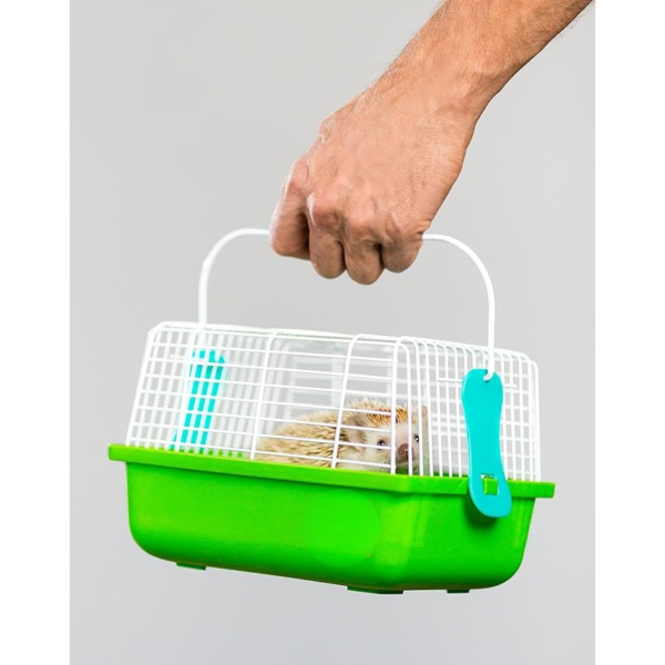 Travel Cage for Birds and Small Animals, Green - Image 3