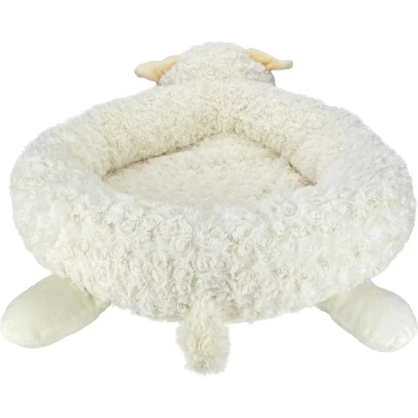 Lamb Chop Calming Soft Dog Bed - Image 3